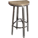 Tabouret de bar industriel bois métal PH012