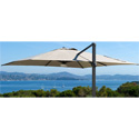 Parasol aluminium excentré pivotant orientable 3x3