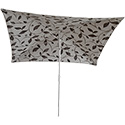 Parasol de balcon rectangulaire doublé 200x150