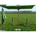 Parasol bois rectangulaire 3x2m 20 coloris