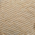 Tissage rotin chevron moelle 1er choix 3x3mm 90cm