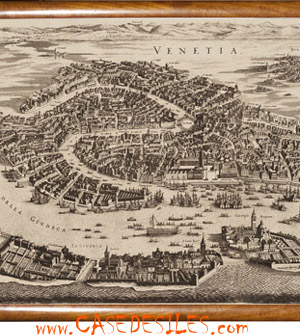 Carte de Venise cartographie ancienne murale MC812