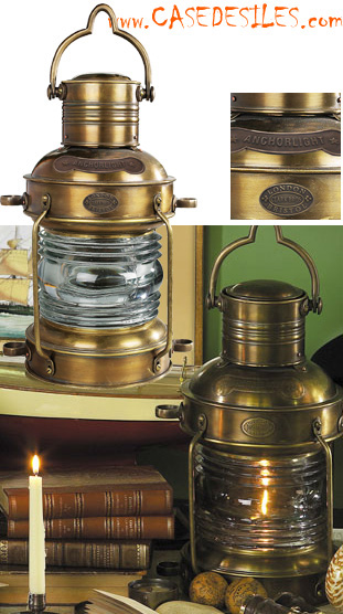 Lampe et lanterne marine