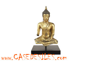 Statue de Bouddha en bronze