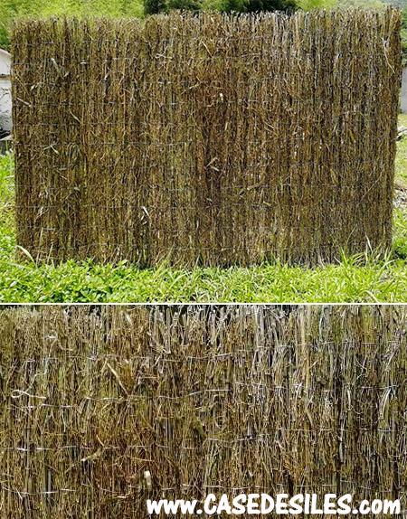 Clôture brande de bambou naturel L200 x Ht120