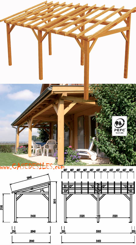 Abri terrasse en bois : un toit en kit pour équiper son jardin !