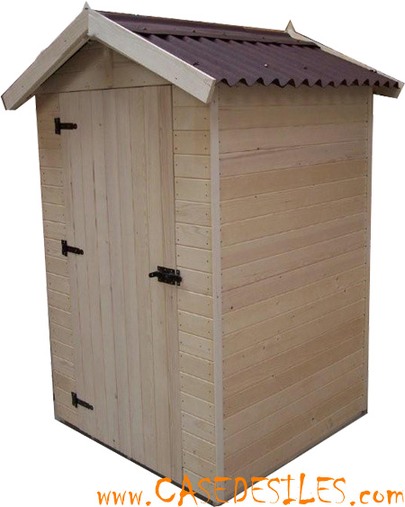 Abri de jardin bois 1.36mc plancher porte ED1212