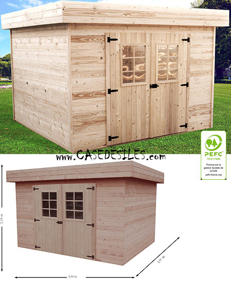 Abri de jardin en bois