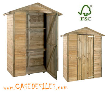 Armoire de jardin en bois - Rangement de jardin - Armoire de