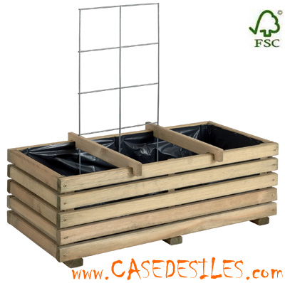 Carré de potager en bois