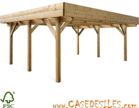 Carport en bois