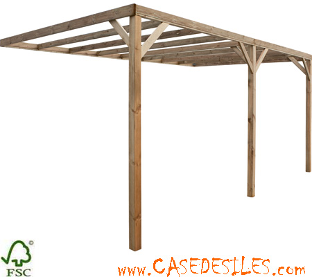 Carport en bois