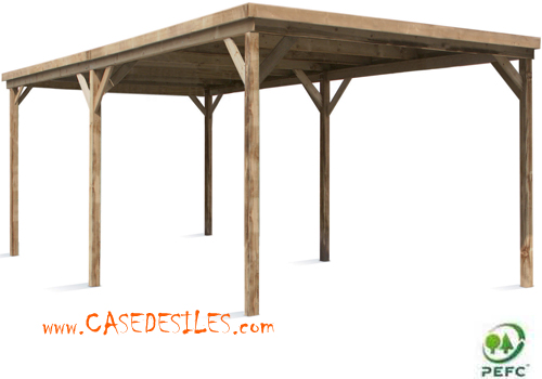 Carport en bois