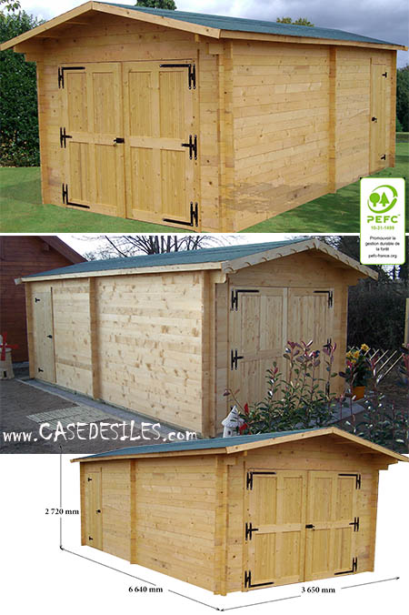 Carport en bois