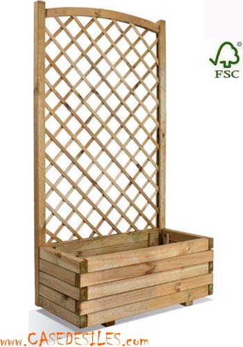 Jardinière en bois