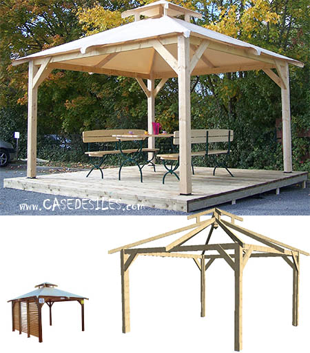 Kiosque de Jardin Bois