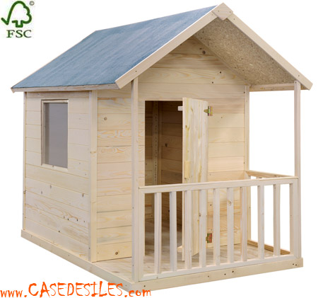 Maisonnette en bois cabane enfant Kangourou 332