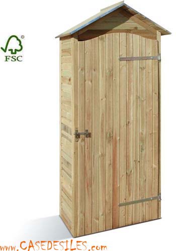 Meuble armoire de jardin bois