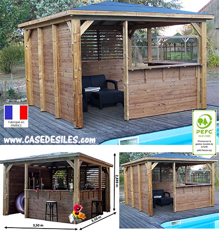 Pergola Jardin bois et Tonnelle Jardin Bois