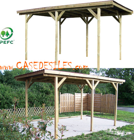 Pergola en bois et Tonnelle en bois