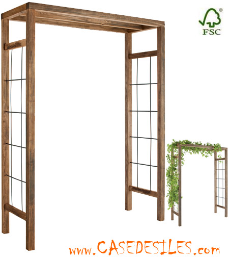 Pergola Jardin bois et Tonnelle Jardin Bois