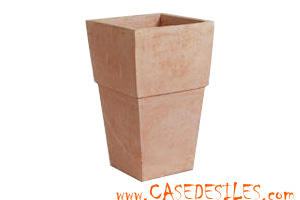 Poterie terre cuite medium cyclades 47x47x76.5cm Pas Cher Poterie terre cuite medium cyclades 47x47x76.5cm Pas Cher