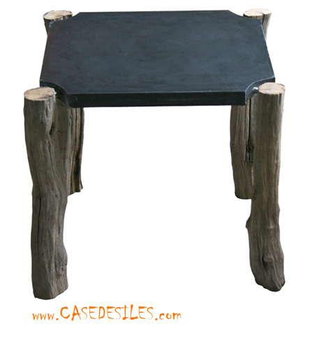 Table basse bois flotte