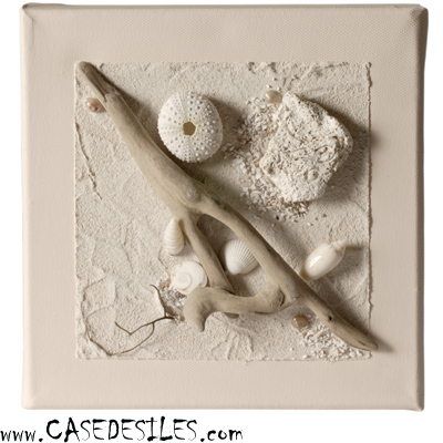 Tableau relief bois flotte