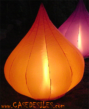Lampe gonflable Fruit orange
