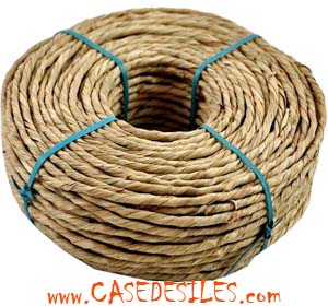 Cordage et corde paille naturelle marais