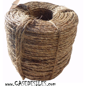 Corde de Jute Ficelle Corde Chanvre 16 mm diamètre, pour Le