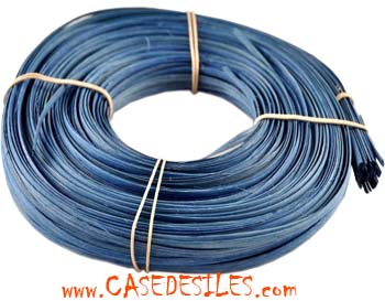 Moelle rotin éclisse regulière bleu 5.5a6mm 250g