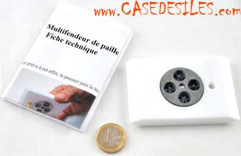 Fendoir lisseur de paille seigle multi-fonction