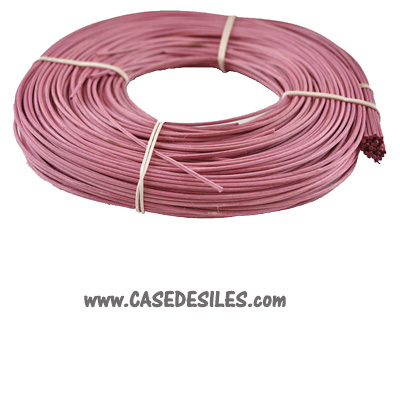 Rouleau moelle rotin naturelle 1.5mm fushia 250gr