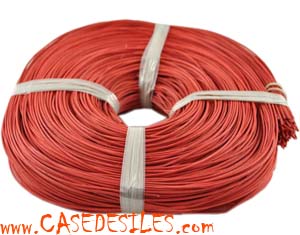 Moelle rotin rouleau rouge 250g 3mm