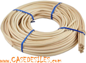 Moelle rotin naturelle en couronne 250gr 6mm