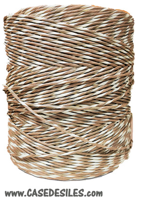 Toron papier paille de marais cordage naturel bobine 150M 4.5-5mm