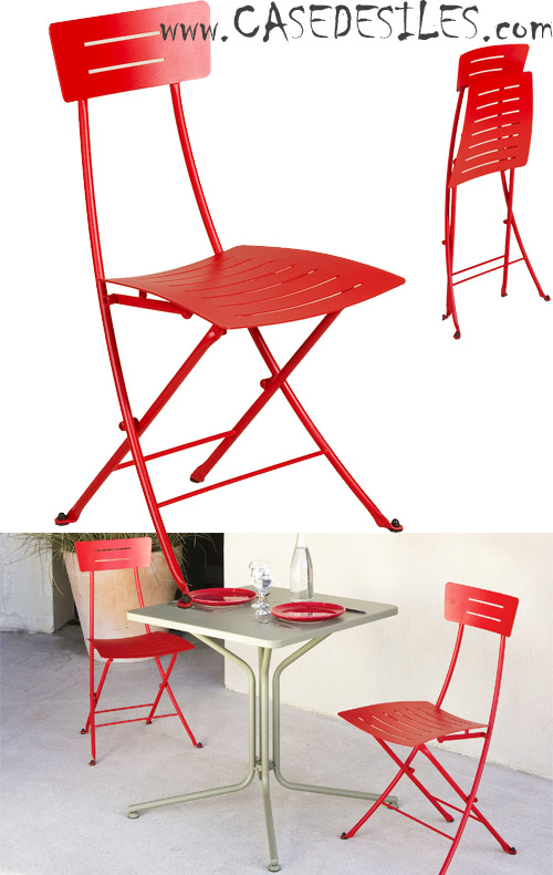 Chaise acier zingué pliante de jardin 805 Pas Cher Chaise acier zingué pliante de jardin 805 Pas Cher