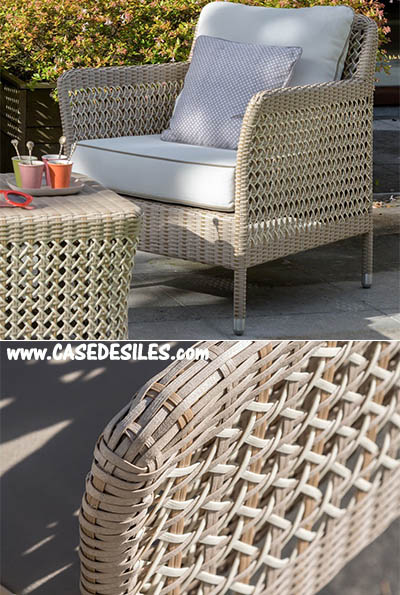 Fauteuil de Jardin Alu Empilable Pliant Design