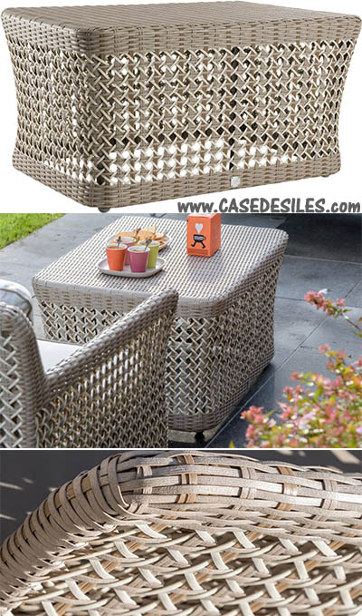 Table Basse de Jardin Alu Design