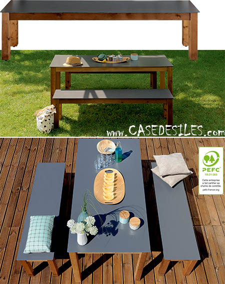 Banc de Jardin Teck Design