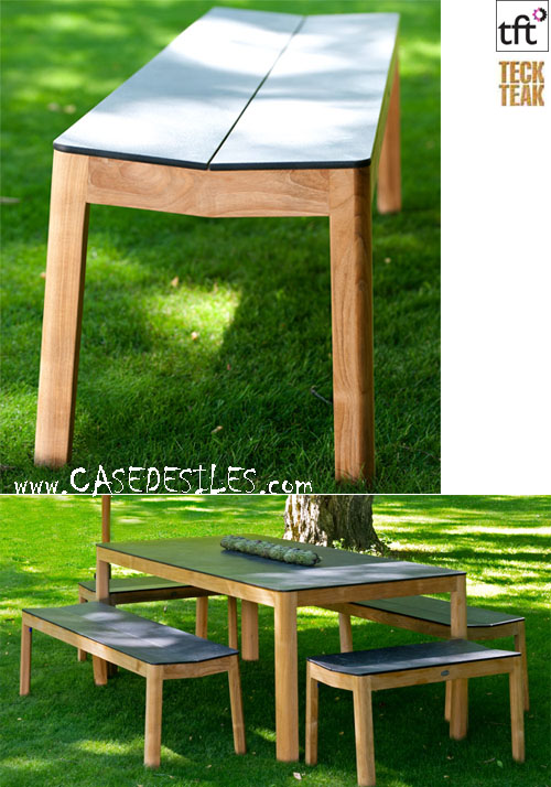 Banc de Jardin Teck Design