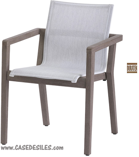 Fauteuil en teck design de jardin