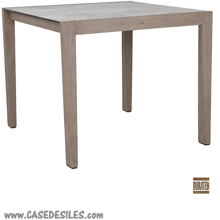 Table en teck modulable design