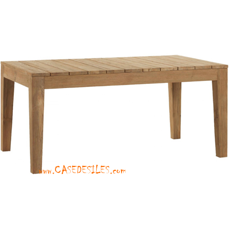 Table en teck modulable design