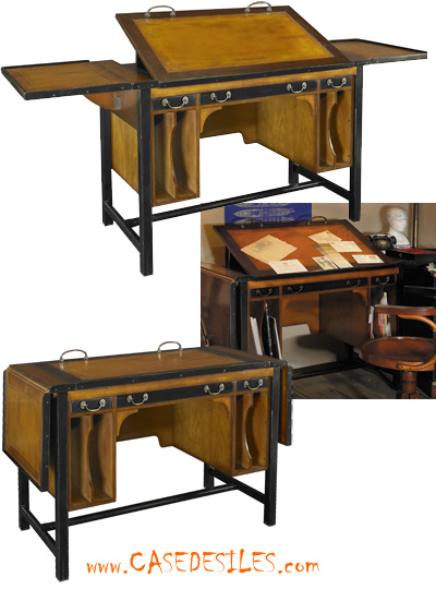 Bureau marine en bois