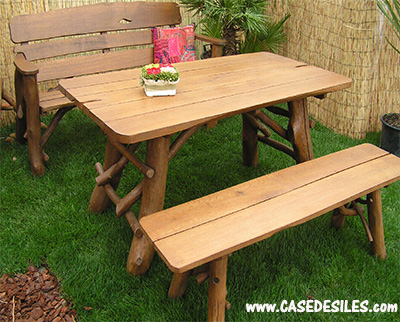 Table en bois massif