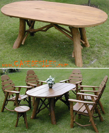 Table en bois massif