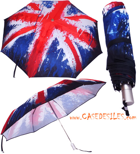 Mini parapluie pliant automatique union jack Pas Cher Mini parapluie pliant automatique union jack Pas Cher