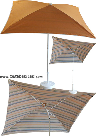 Parasol rectangulaire de balcon doublé 200x150cm safran Pas Cher Parasol rectangulaire de balcon doublé 200x150cm safran Pas Cher
